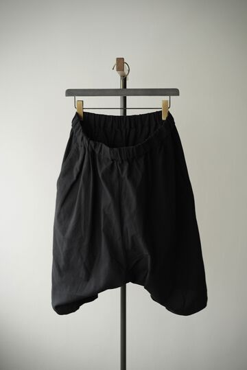 【CAPERTICA】CAP706PT33-BD Barathea Cloth / Sarrouel Shorts,BLACK, small image number 9