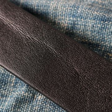 LE-4168BK "STANDARD" Big Buckle 40mm Leather Belt 【Black Color Buckle】,BLACK, small image number 7