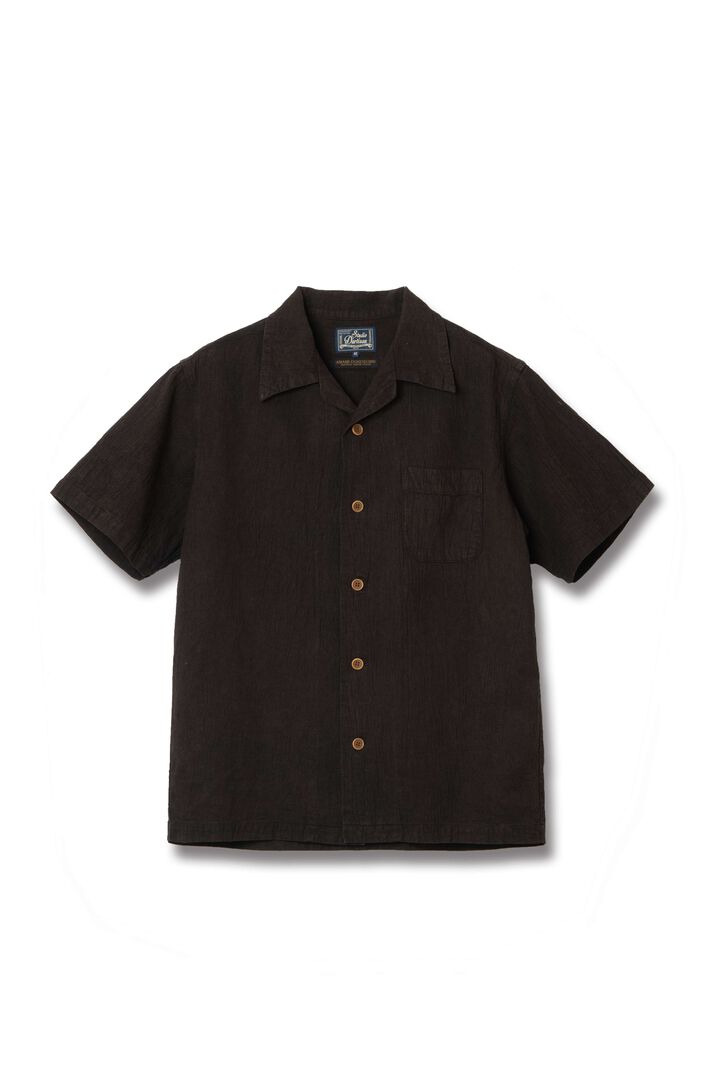 5739 Amami Mud Short-Sleeve Shirts,BROWN, medium image number 2