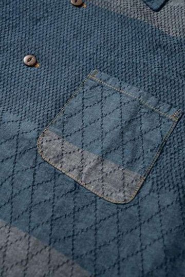 GZ-ALOHA-KN ALOHA S/S Shirt Kendo (BL),BLUE, small image number 3