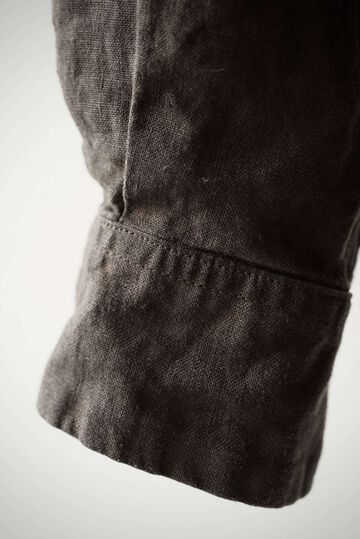 244SH08 Natural Dyed Linen / The Shirts,SUMI, small image number 5