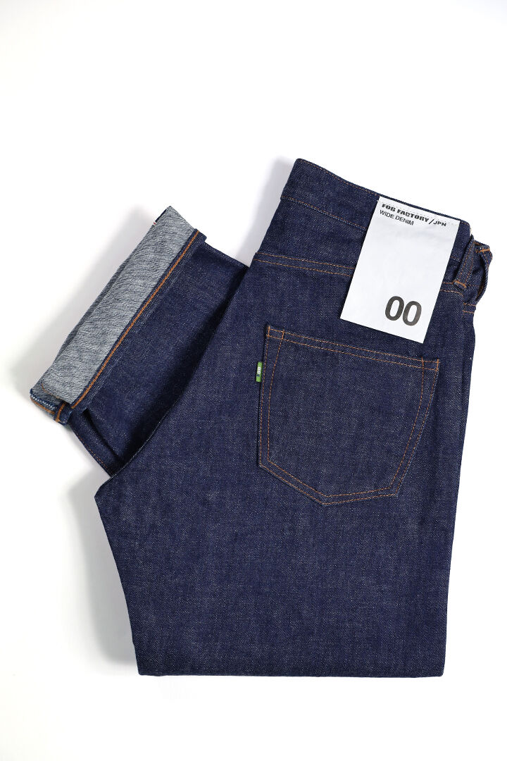 F1147 14oz OLD SELVEDGE WIDE DENIM PANTS,, medium