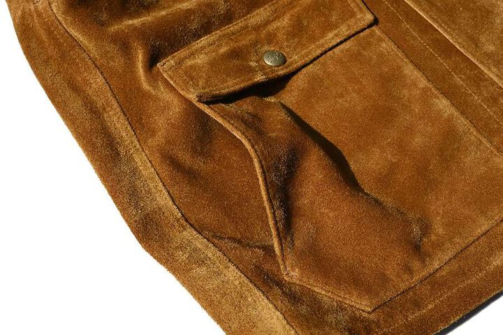 TRL-07 Rancher Vest Steerhide (Gold Yellow),Gold Yellow, medium image number 4