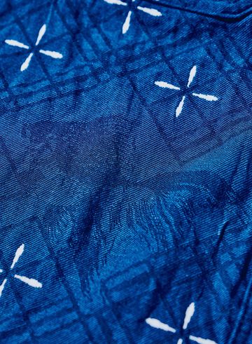 SSS25-02 Narihirabishi Goldfish Pattern Jacquard Work Shirt,, small image number 5