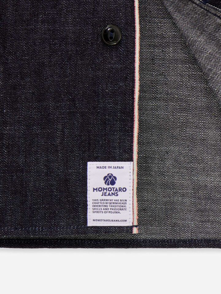 MMLS3001 8oz TRIPLE STITCH L/S DENIM SHIRT(TWO STRIPES),INDIGO, medium image number 8