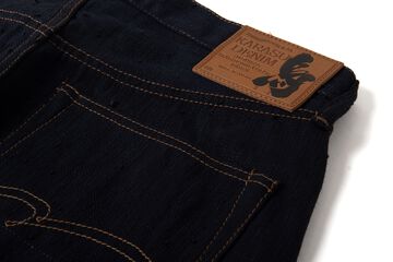 【Pre-Order】D1912 15oz KARASU Jeans Regular Straight,, small image number 6