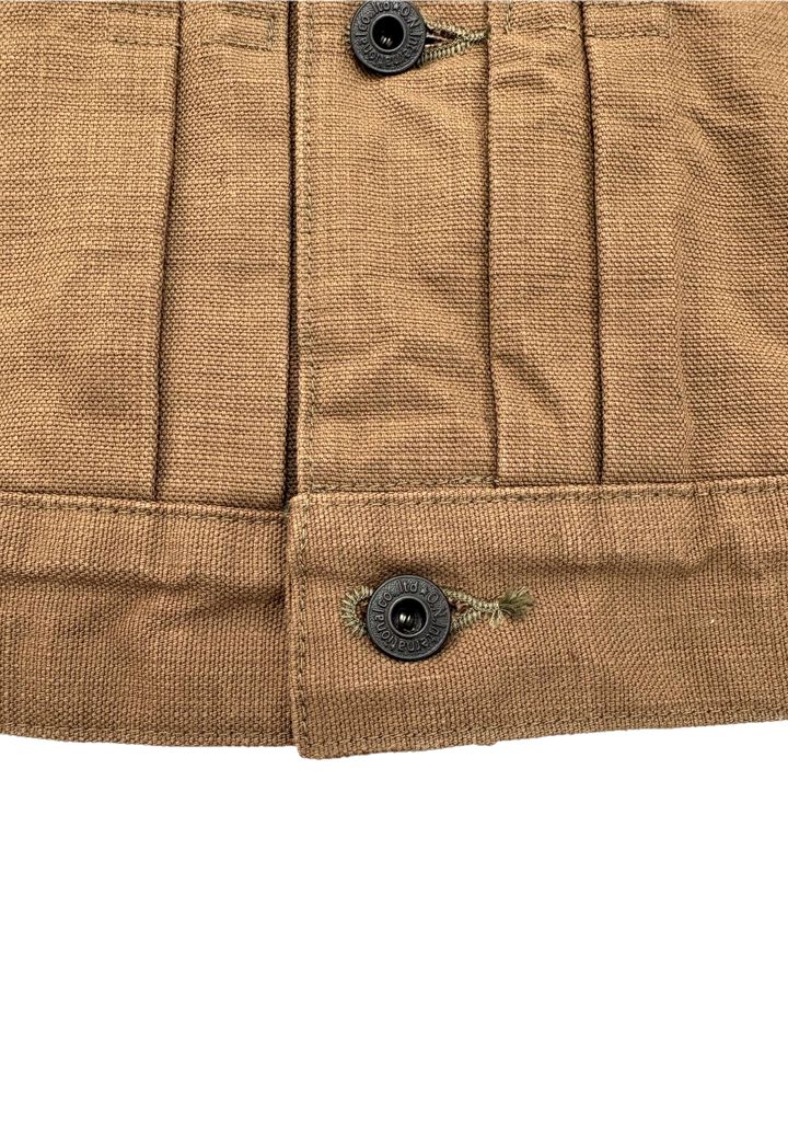 ONI02516P-HOX-BRK Sulfur Heavy Oxford Brown Khaki TypeⅡ Jacket with warm pocket,, medium image number 5