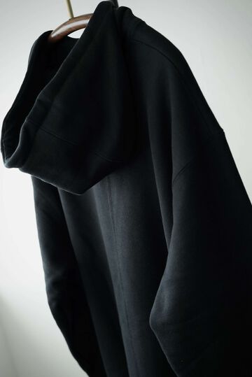 【CAPERTICA】CAP707CS38 Suvin Cotton Urake / Slit Hoodie,BLACK, small image number 1