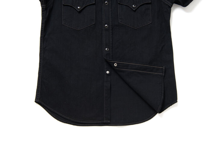 SP-124 8oz 45th AMAMI DOROZOME x INDIGO Denim Shirts,DARK BROWN, medium image number 5