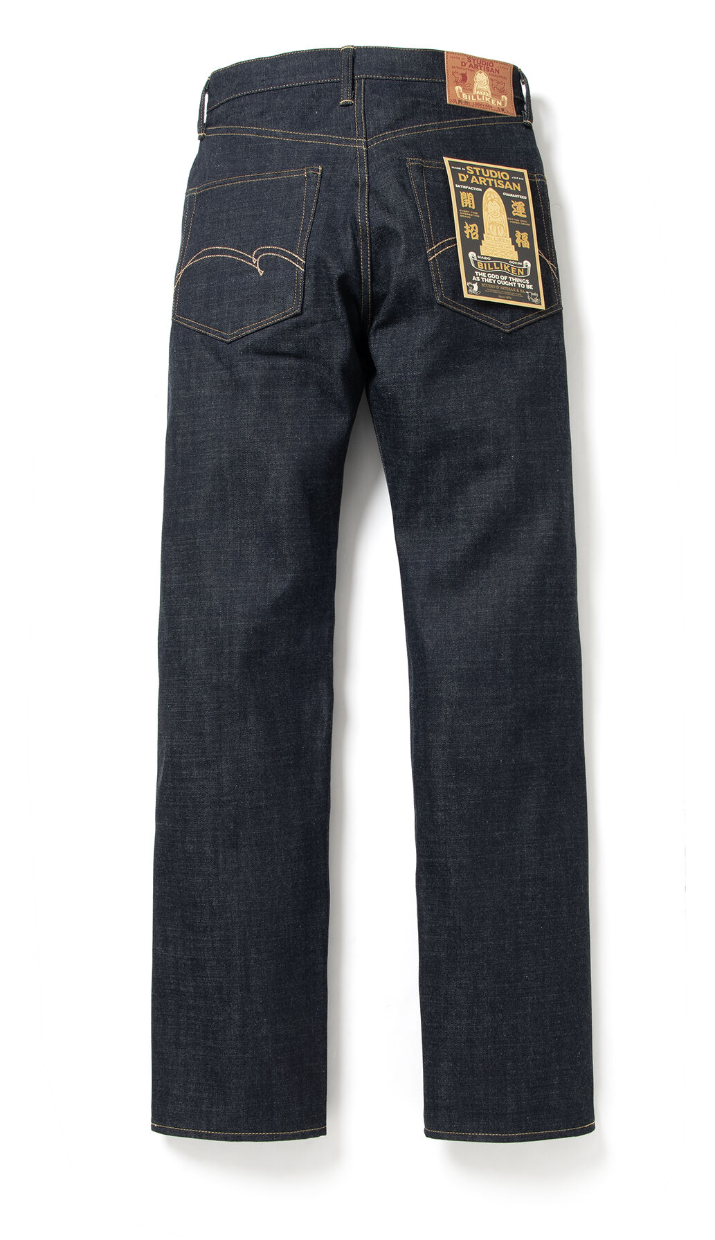 DENIMIO BILLI 001 14oz Billiken Collab Jeans Regular Straight