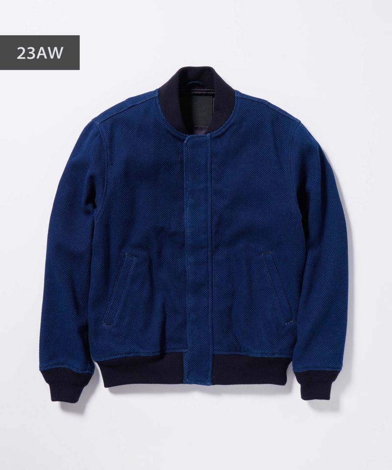 Indigo bomber jacket deals