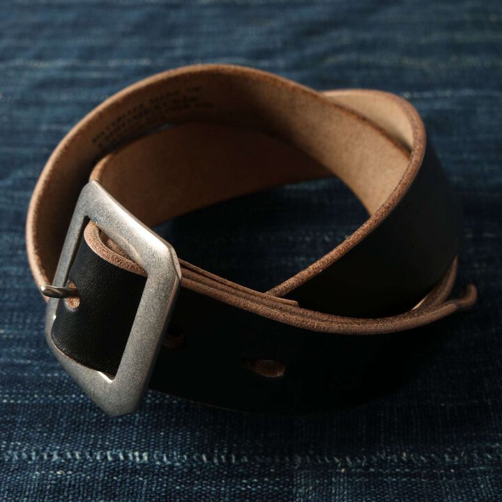 BW-0204 N&J Chromexcel Leather Belt,BLACK, medium image number 8