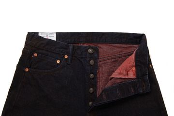 D1908 14oz Bengara Dyed Jeans Relax Tapered,, small image number 2