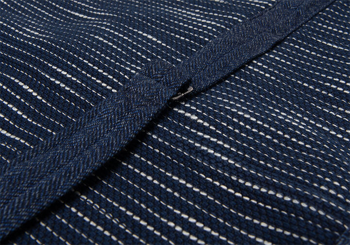 4588 13oz RAIN Sashiko Vest,INDIGO, medium image number 8