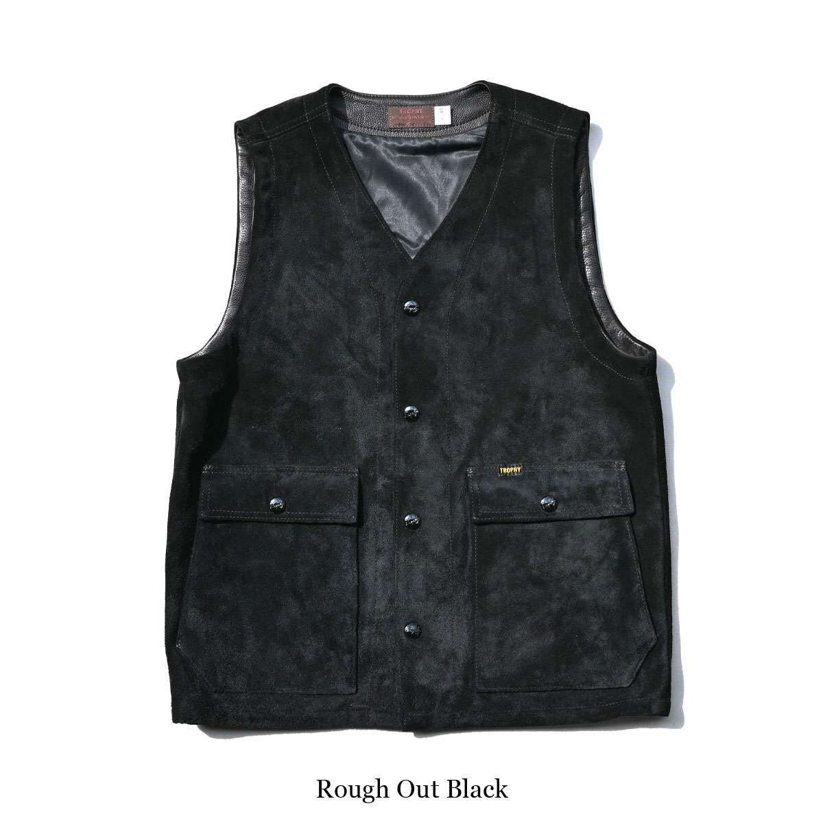 TRL-07 Rancher Vest Steerhide (Gold Yellow)