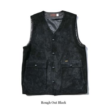 TRL-07 Rancher Vest Steerhide (Gold Yellow),Gold Yellow, small image number 12