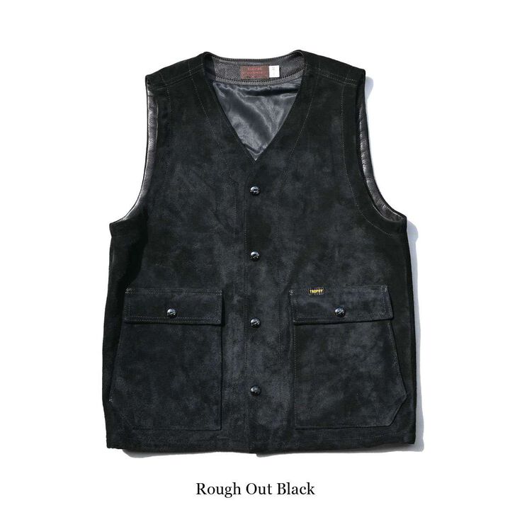 TRL-07 Rancher Vest Steerhide (Gold Yellow),Gold Yellow, medium image number 12