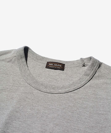 M-18240 スーパーファストドライングプレーンステッチ / スウィッチスリーブTシャツ (4 COLORS),GRAY, small image number 5