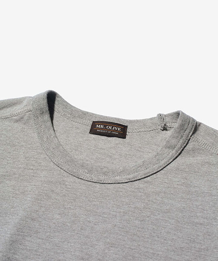 M-18240 スーパーファストドライングプレーンステッチ / スウィッチスリーブTシャツ (4 COLORS),GRAY, medium image number 5