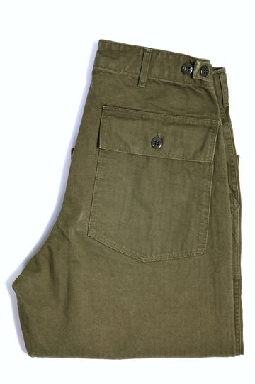 03-V5002 Herringbone Vintage Fit Fatigue Pants (76 ARMY GREEN),, small image number 2