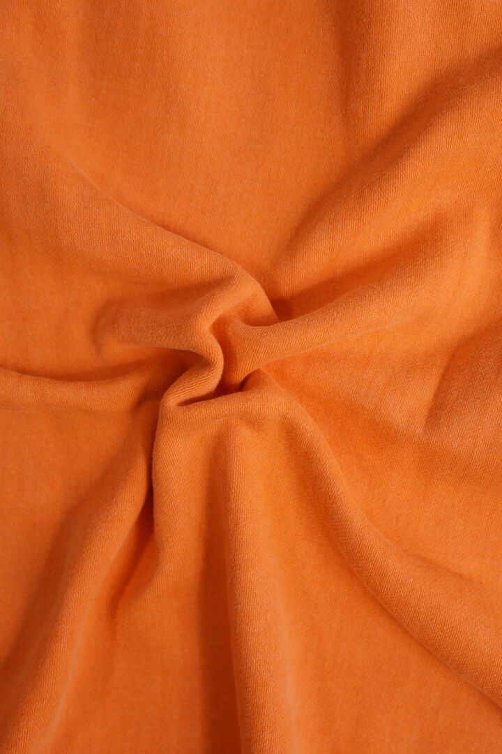 BR-3000PG COZUN "PIGMENT-DYE" GUSSET CREW SWEAT-ORANGE-M,ORANGE, medium image number 7