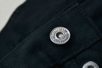S710NBKII 17OZ BLACK DENIM SLIM FIT STRAIGHT-One Wash-29,, small image number 9