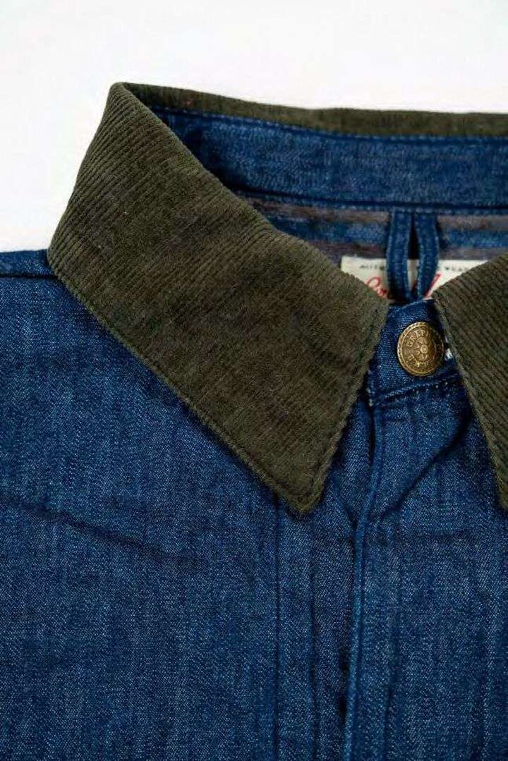 GZ-CRJ-0611 Chore Jacket,INDIGO, medium image number 1