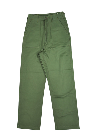 00-5042 HIGH WAIST FATIGUE PANTS 16GREEN-One Wash-2,, small image number 0