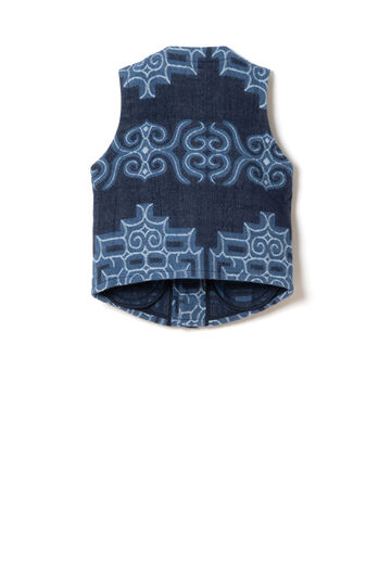 SP-105 45th Ainu Blanket Vest,NAVY, small image number 1