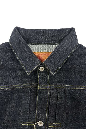 F2460 14OZ WW II DENIM BLOUSE CAMEROON COTTON  ROCKY SELVEDGE,, small image number 4