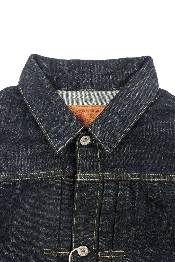 F2460 14OZ WW II DENIM BLOUSE CAMEROON COTTON  ROCKY SELVEDGE,, medium image number 4