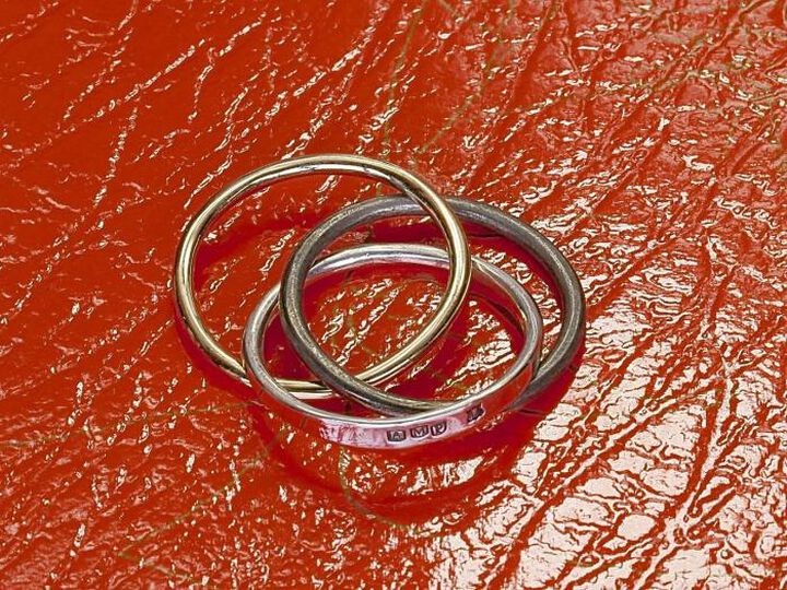 HYO-247BRS Brass Crooked Trinity RING,, medium image number 5