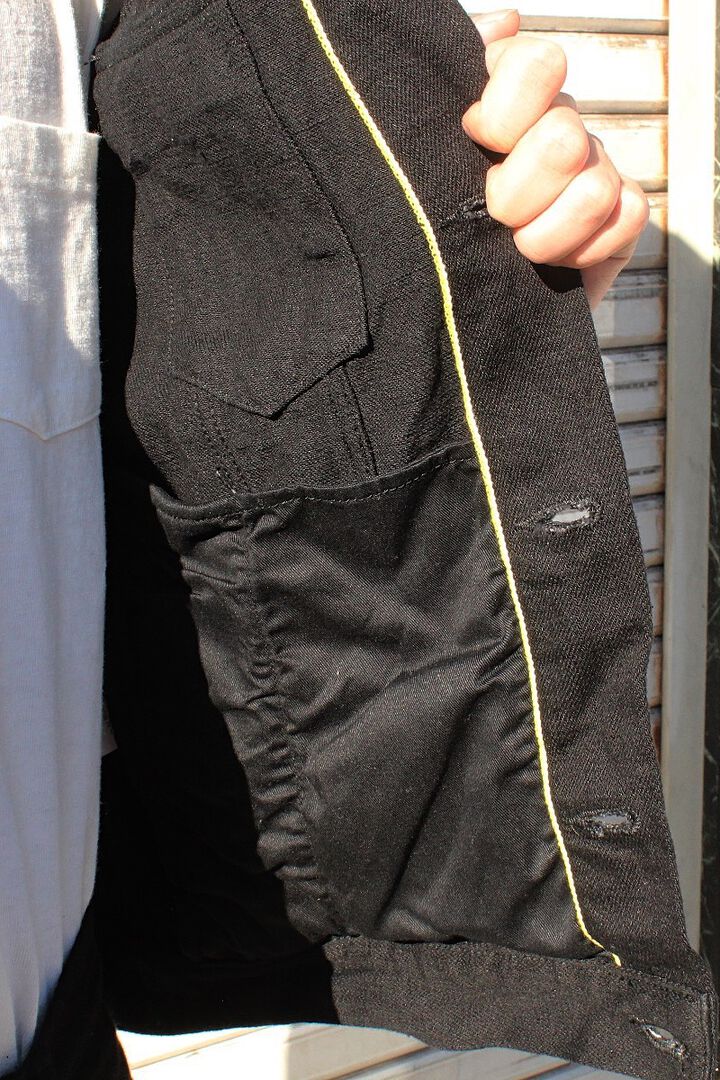 ONI02207PKIRAKUIIBK 12oz Kiraku-II Black 3rd Type Jacket with hand-warmer pockets-One Wash-36,, medium image number 6