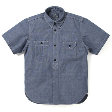 5333A-S Chambrey Short-Sleeve Work Shirts-38,, small image number 0