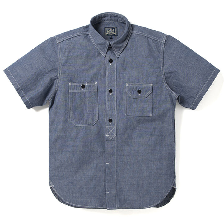 5333A-S Chambrey Short-Sleeve Work Shirts-46,, medium