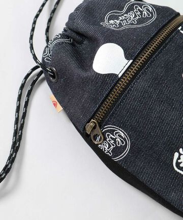 MZBG0039 11.5OZ Denim Drawstring Bag,, small image number 3
