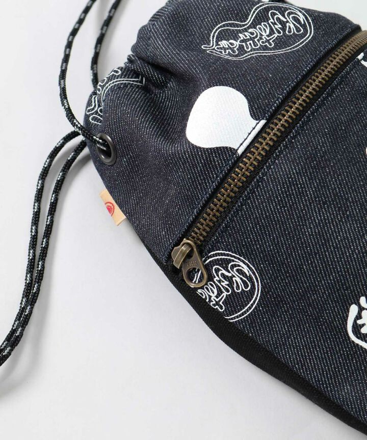 MZBG0039 11.5OZ Denim Drawstring Bag,, medium image number 3