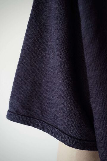 【CAPERTICA】CAP708CS04-ND Natural Dyed Linen Heavy Jersey / Asymmetry Tee,KAKISHIBU, small image number 22