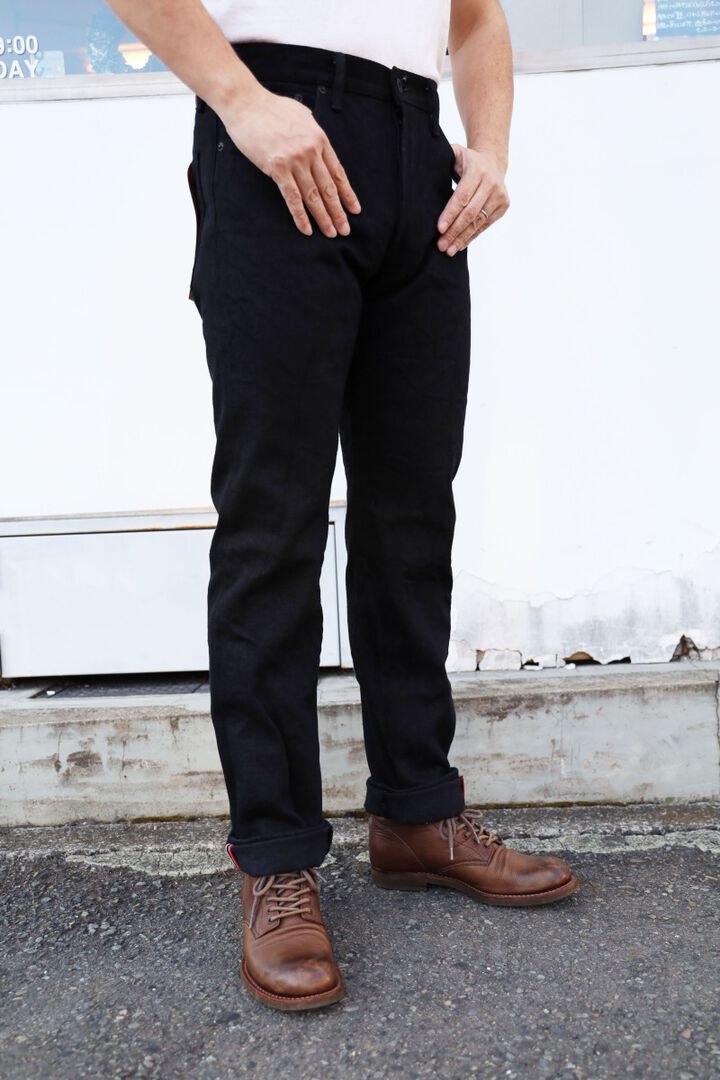 ONI246ZR-BKBK 20oz Secret Black Denim Neat Straight-One Wash-38,, medium image number 8
