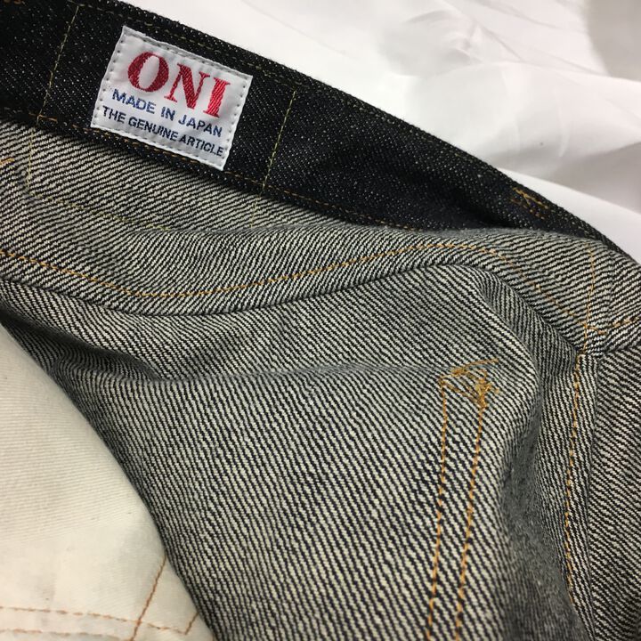 ONI-922HM-NXX 17oz "Hand-Sewn" High Rise Relax Tapered New XX Low Tension Slub Denim,, medium image number 9