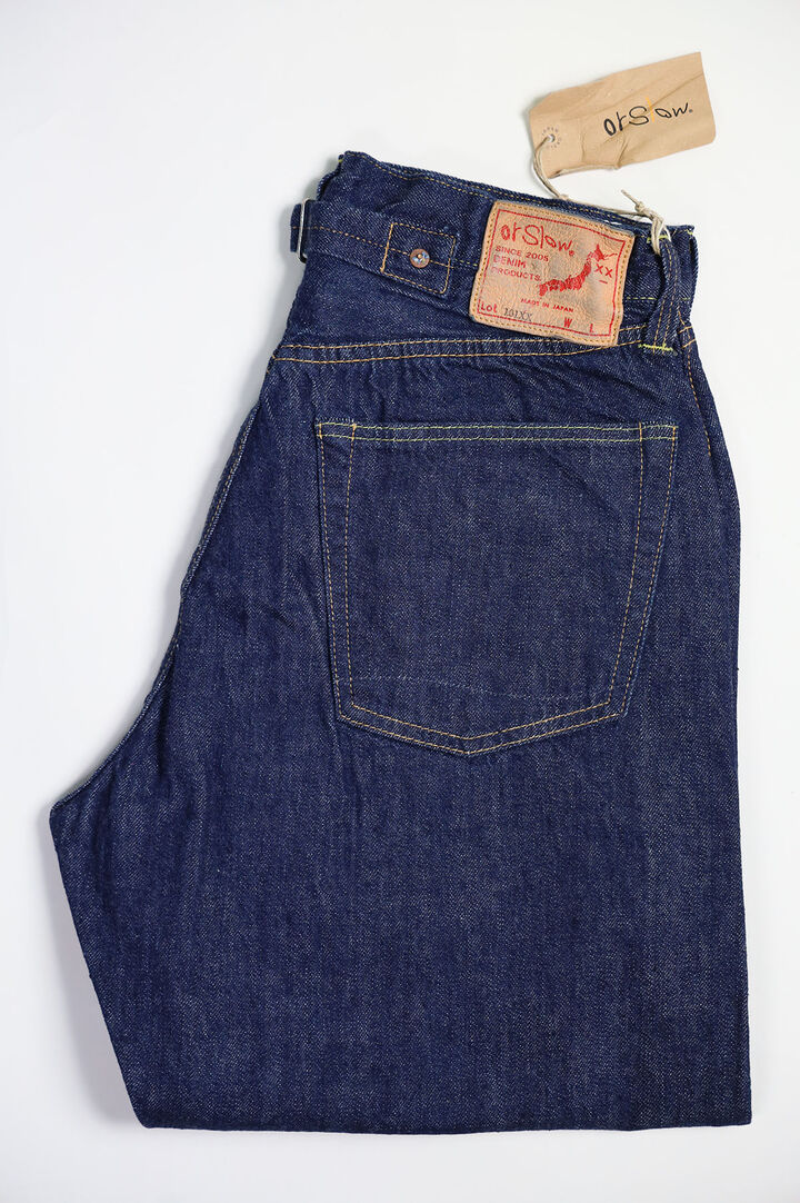 01-1011 GRAND DAD'S FIT DENIM PANTS  (ONE WASH),, medium image number 2