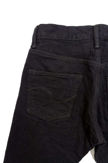 ONI-277Bumpy-黒 (Black) 17oz Bumpy Denim Just Right Straight,, small image number 4