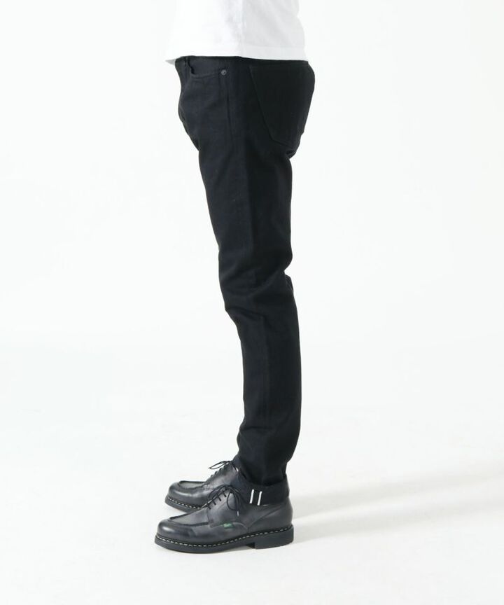 J214 14oz Tapered Model Black Denim Selvedge-One Wash-31,, medium image number 2