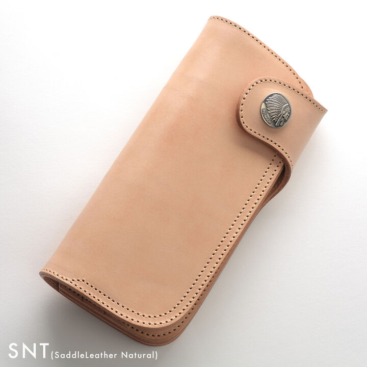 PAILOT RIVER PR-CW02Z-CN (REDMOON) Long Wallet ,OIL LEATHER RED BROWN, medium