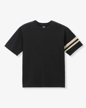 MXTS6004 HEAVY OUNCE S/S TEE - DISCHARGE PRINT,BLACK, small image number 0