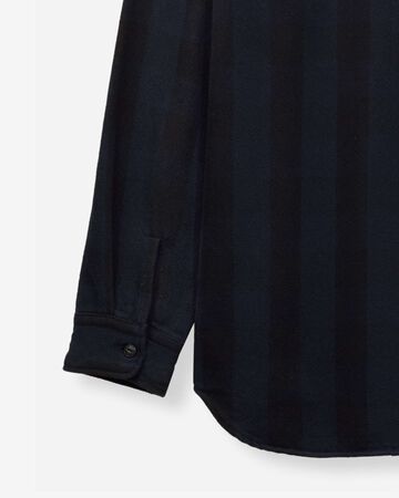 MMLS6002 BLOCK CHECK L/S SHIRT,NAVY, small image number 3