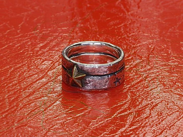 HYAS-270 Brass Star Double Ring,, medium image number 5