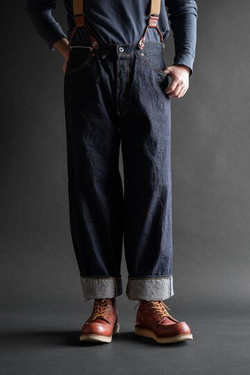 M101 (001) 14OZ WAIST OVERALL SEA ISLAND WIDE STRAIGHT,, small image number 1