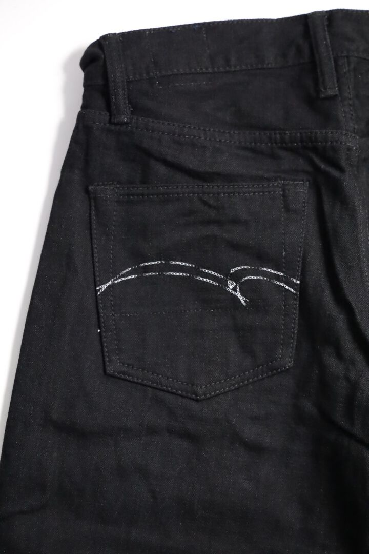 DM-009 Studio D'Artisan x Denimio Collab Black Denim Relax Tapered-One Wash-30,, medium image number 12