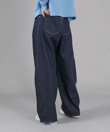 STPT6000 12.5oz BANAVE JEANS WIDE STRAIGHT,INDIGO, small image number 2